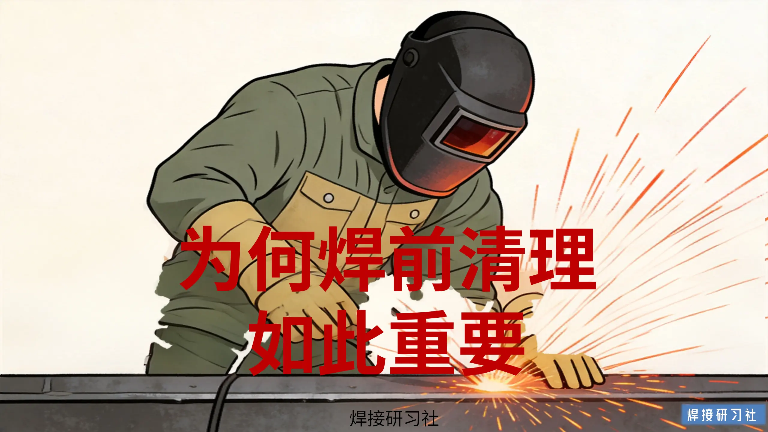 为何焊前清理，如此重要！。焊前清理不当？白干一整天！ 年轻焊工常因焊前...