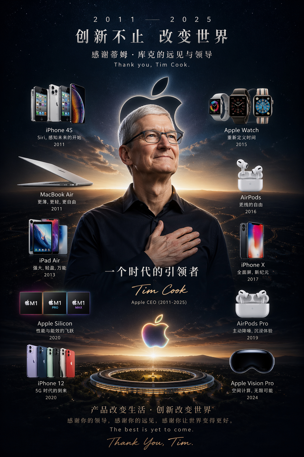 以为库克真加入小米汽车了要怪就怪gpt image2这图片生成的太离谱了，直接可