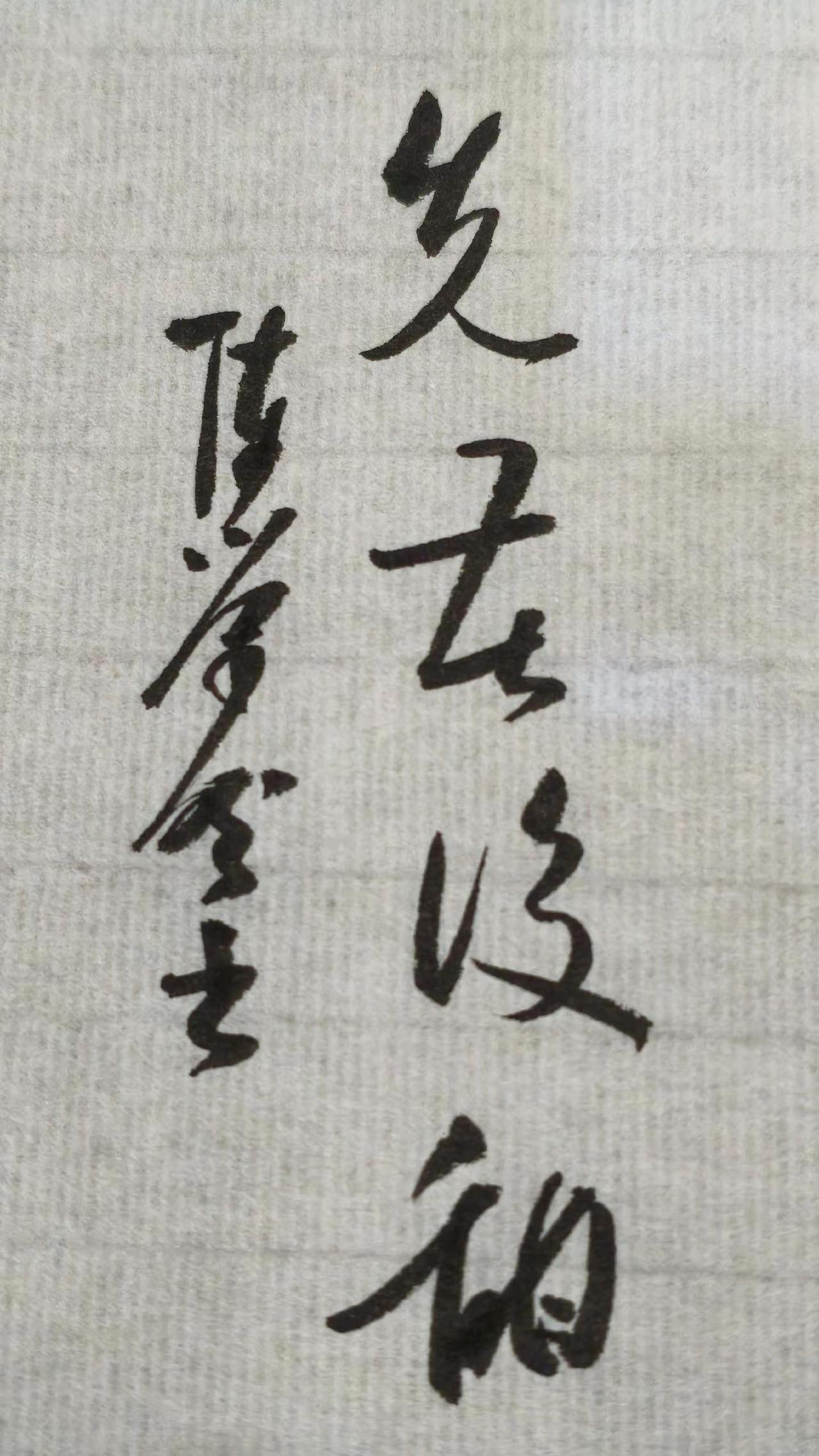 我问了几个人第二个都不认识，你认识吗！评。书法里的情绪 写字是一种生活 草书