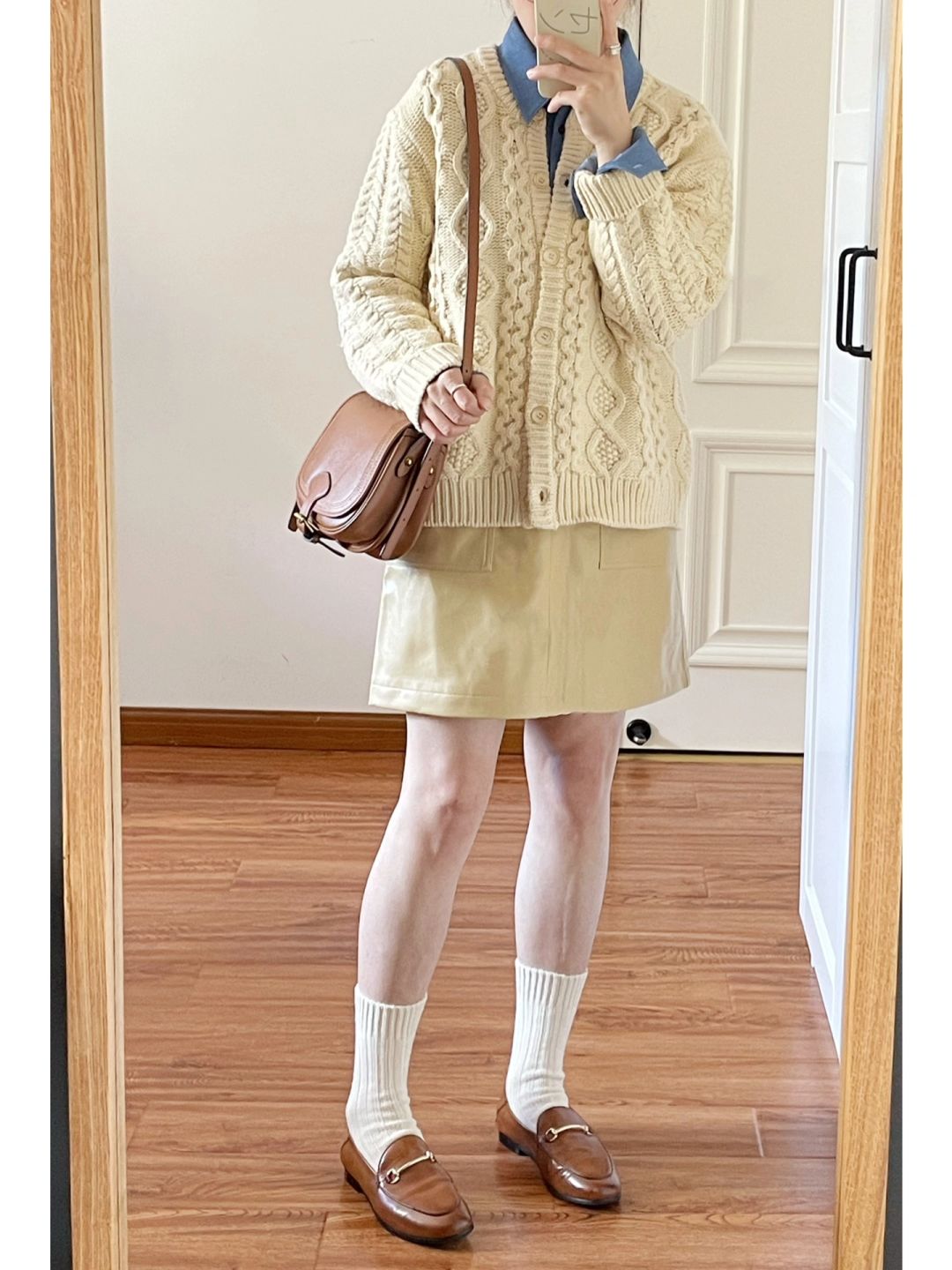 麻花毛衣有种特别的魔力～