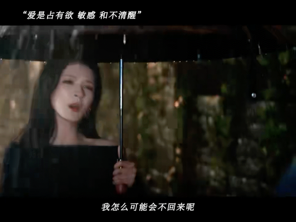 终于有下雨天会打伞的男女主了深情眼让我看到了一对长嘴的并且下雨天能自给自足打伞 