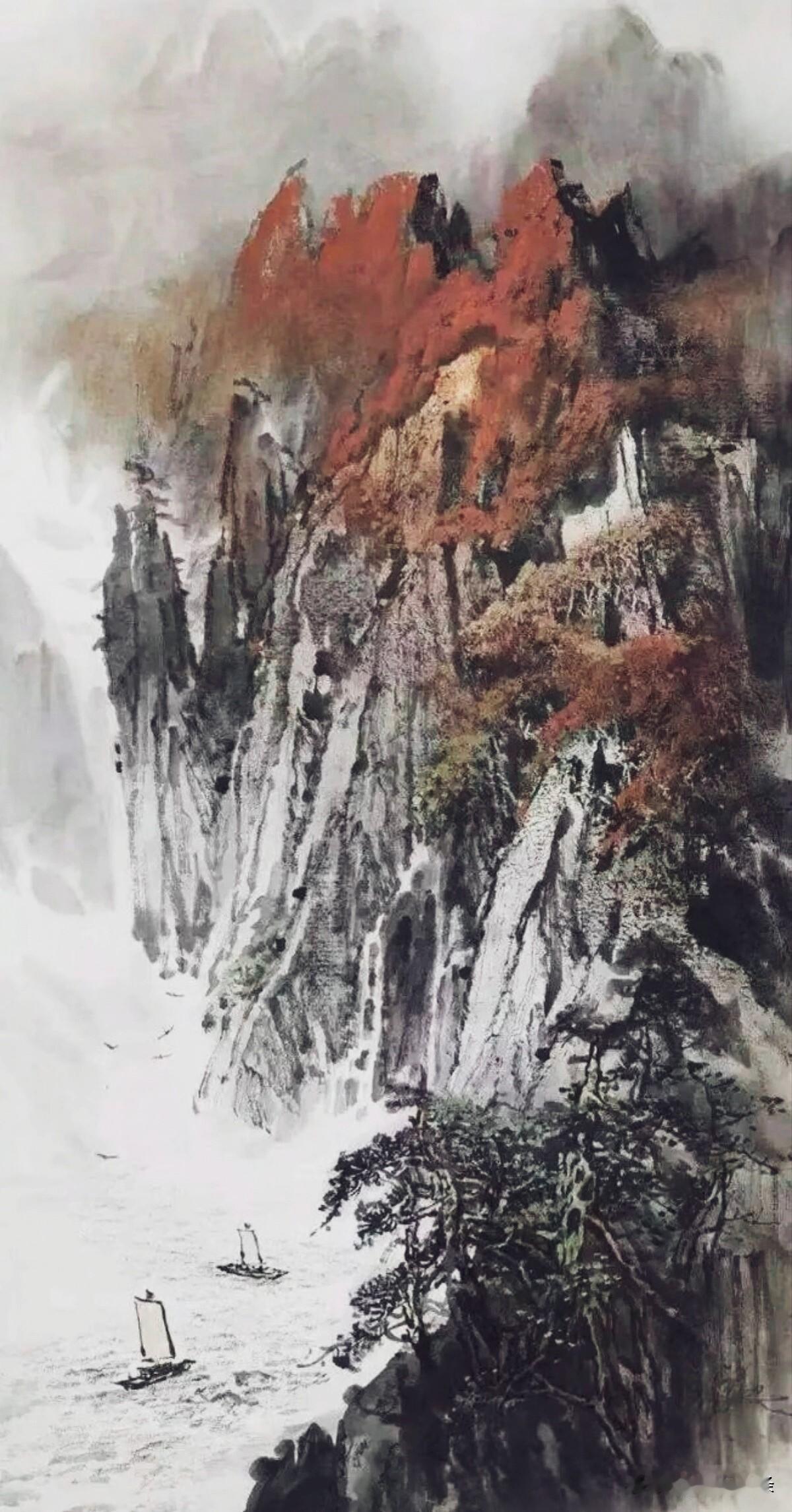 轻舟已过万重山
[大笑]
书画治愈心情 
书画原创精品 
轻舟渡万重山 
千山水