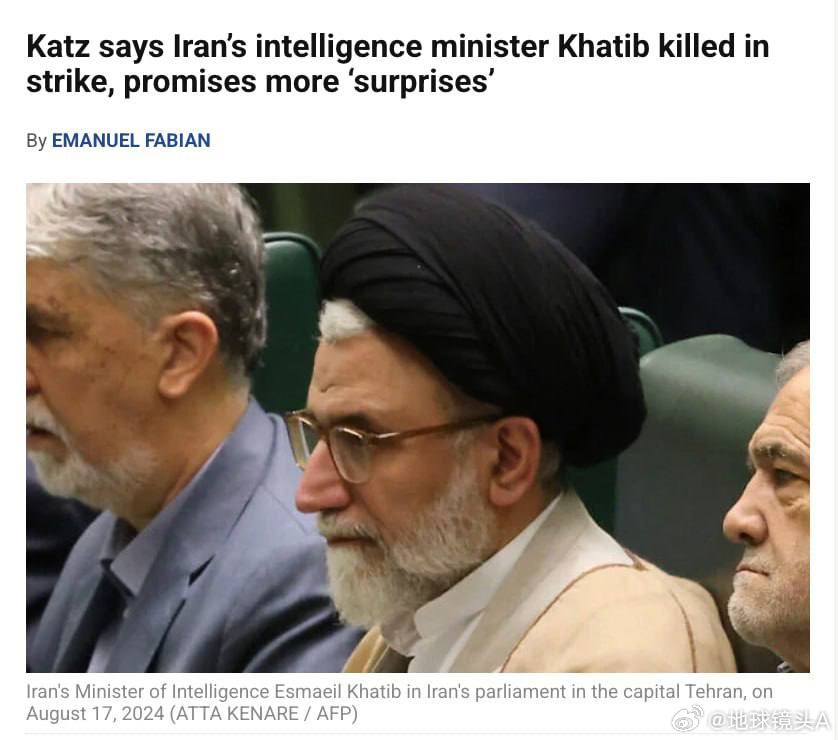 伊朗革命卫队报复行动升级 据《以色列时报》报道，以色列法西斯国防部长伊斯雷尔·卡