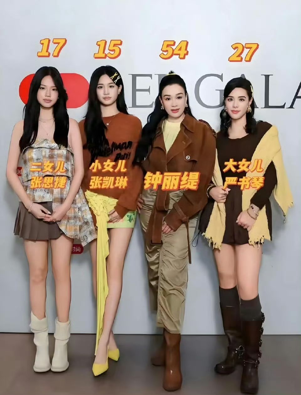 钟丽缇的三个女儿现状 ​ ​​​