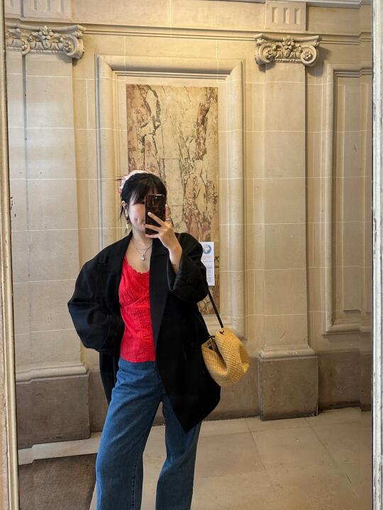一些巴黎的对镜自拍🤳