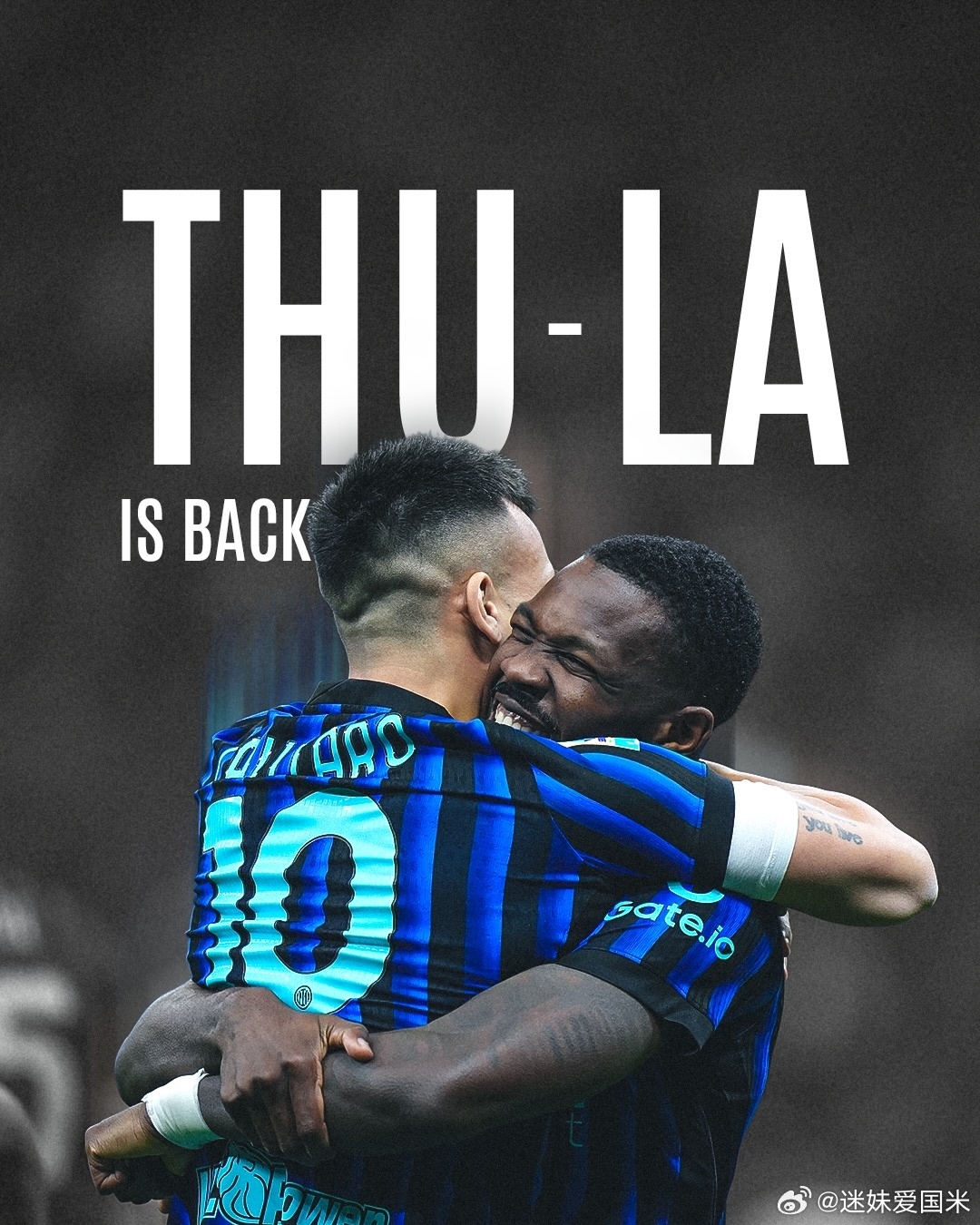 关键时刻图-拉组合回来了国际米兰劳塔罗国际米兰5比2罗马