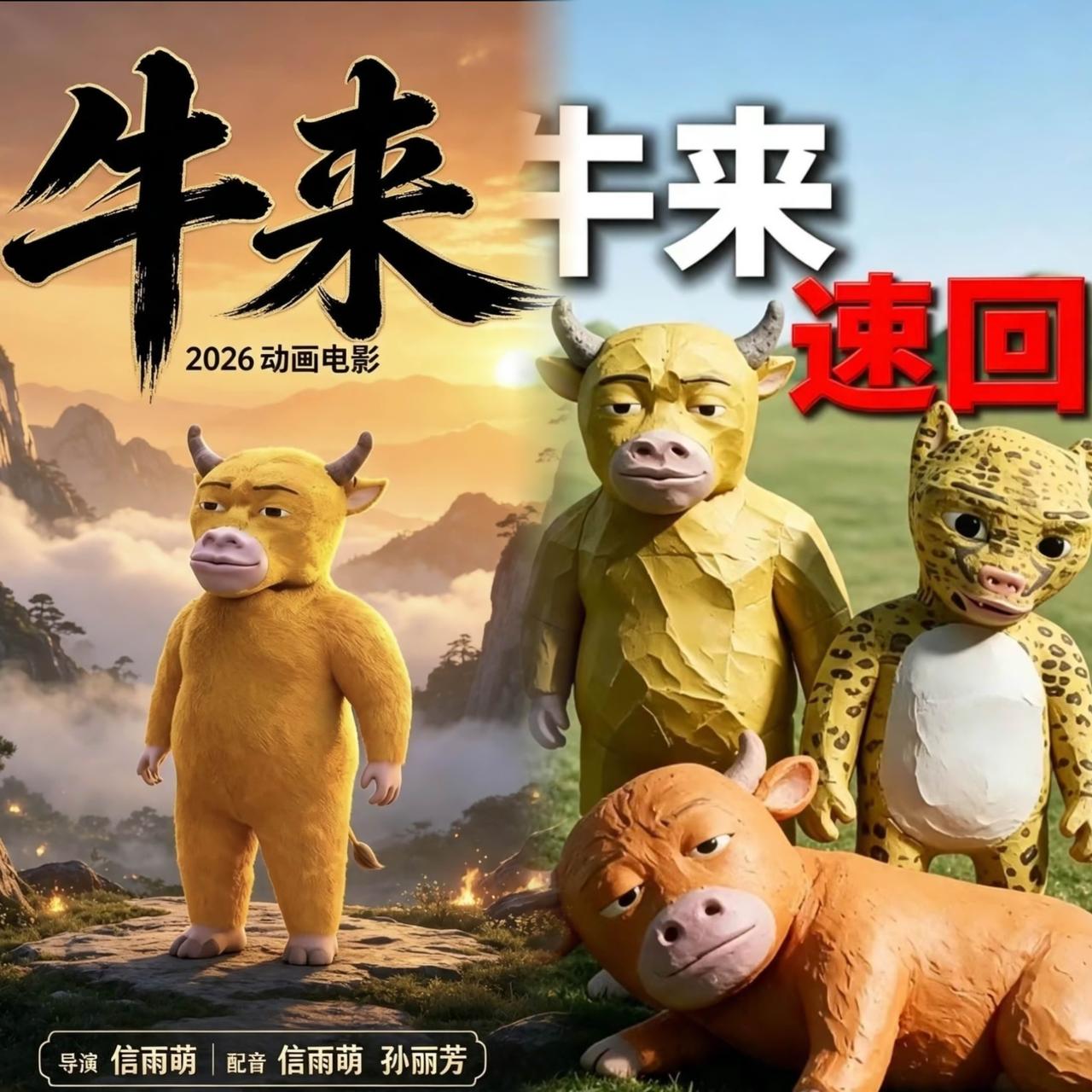 牛来爆火，只是审丑吗？
绝对不是！
牛来是一次底层的抗争，它最大的意义，就是告诉