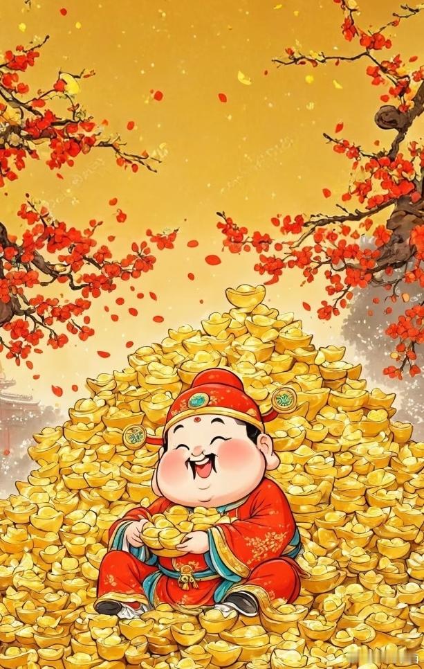 财神来送金元宝了，大家要不要呀。点赞回应，让金元宝流到你家去吧。 ​​​