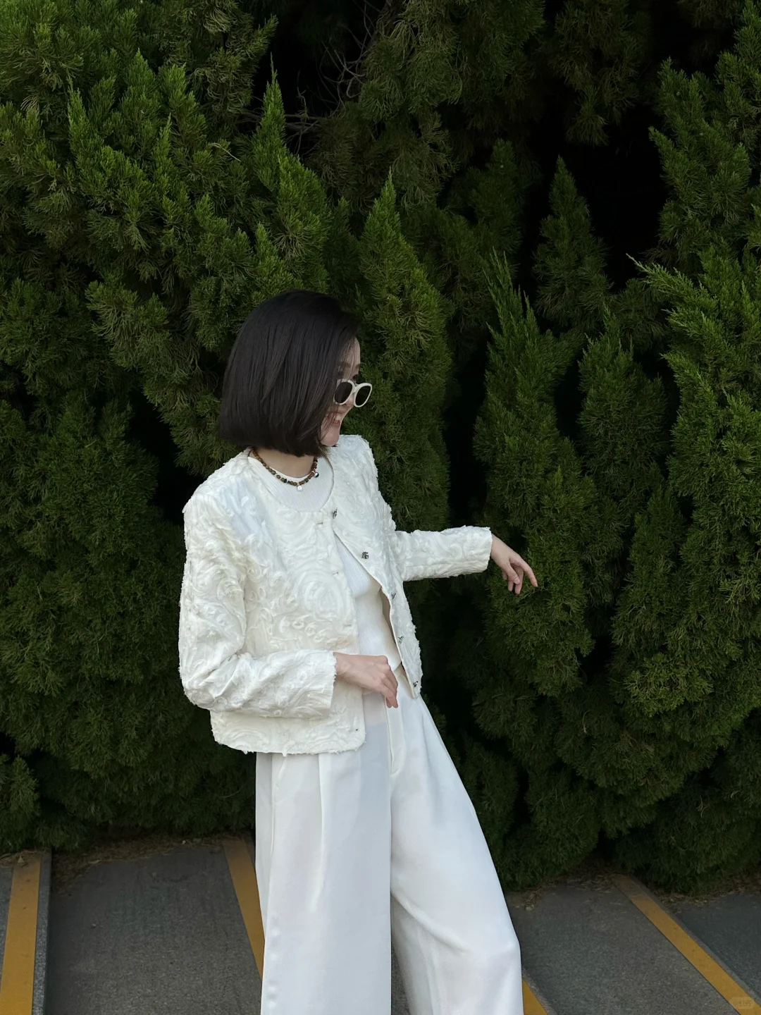 OOTD 白色质感穿搭