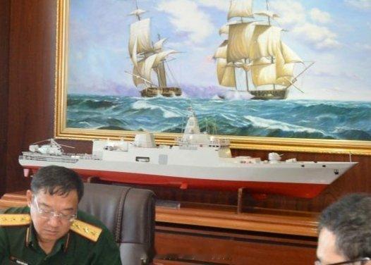 🇻🇳即将开工国产4K吨级护卫舰看起来似乎是🇷🇺输出了现有11356R的舰