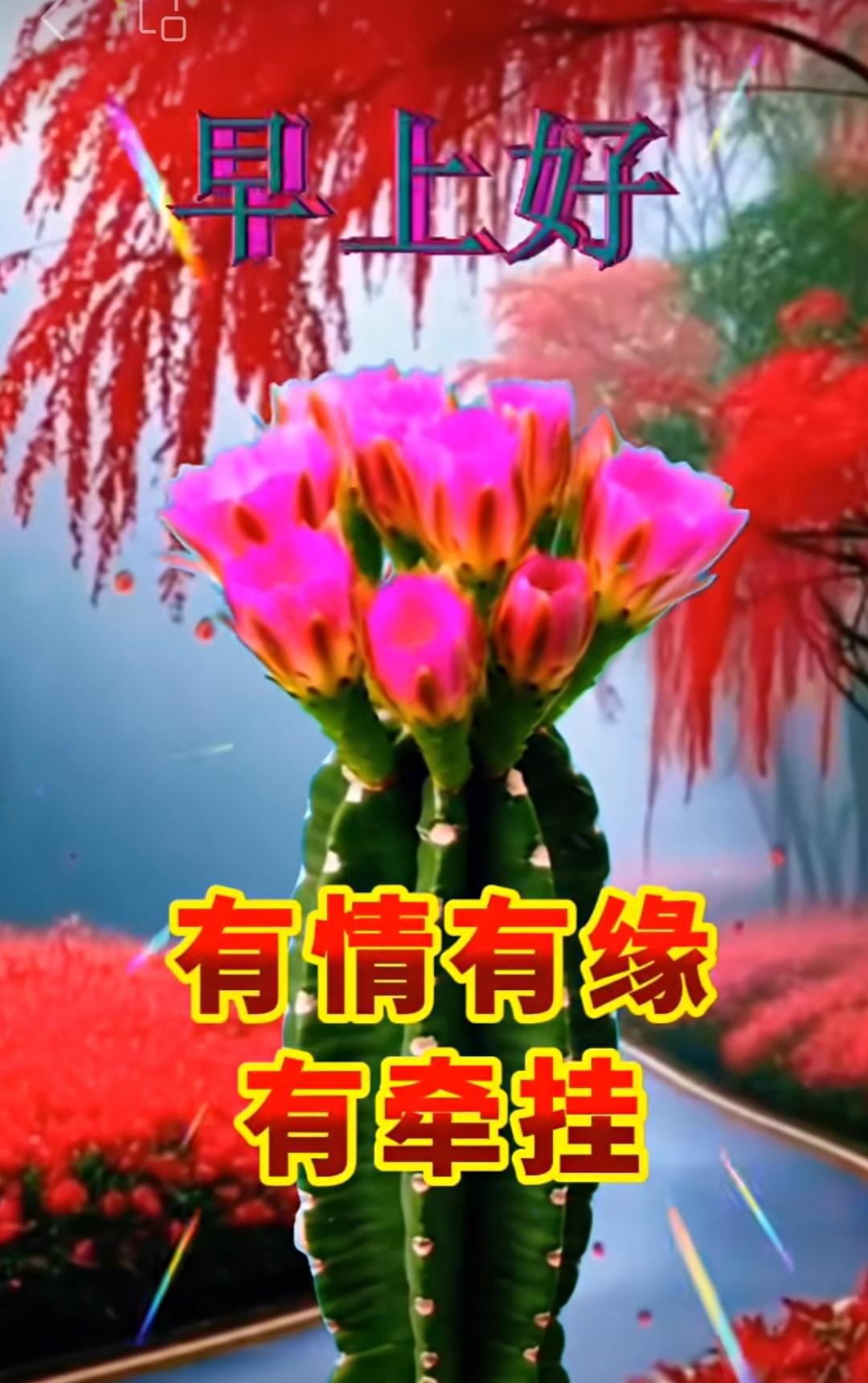 天地有大愛，
人間有真情，
相互都牽掛，
健康快樂行。
早上好！[玫瑰]