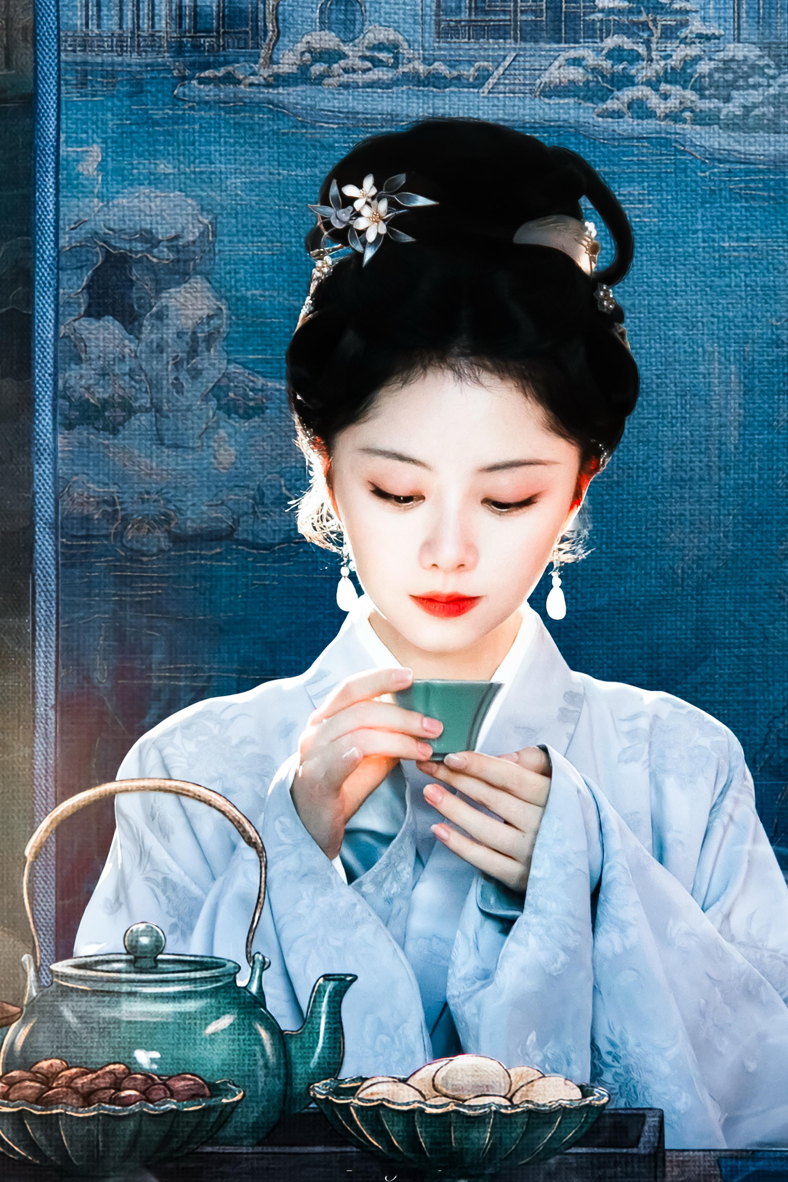 甄嬛给谭松韵兰香如故打call静饮一瓯春🍵 ​​​