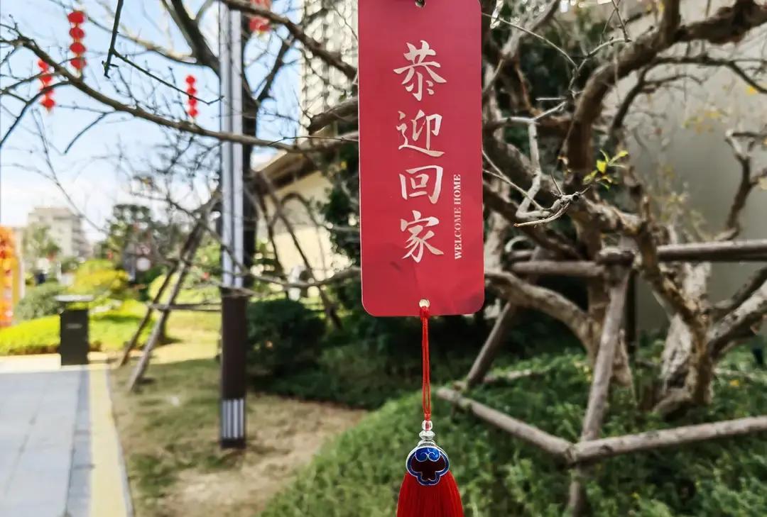 刷到个视频，小伙拎着两条九五至尊回村拜年，刚下车就被围观。

拍视频的是邻居，镜