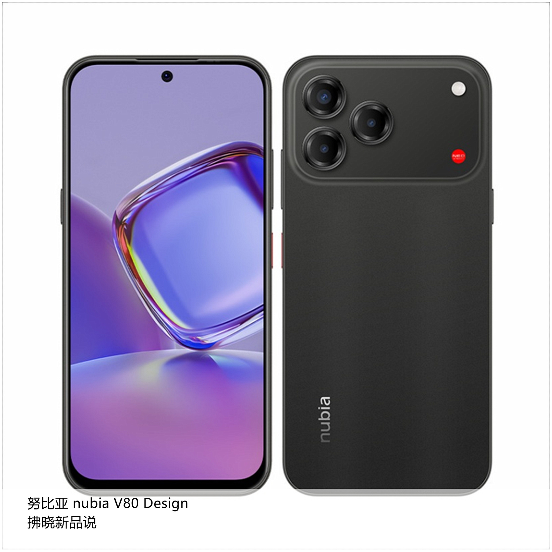 【拂晓新品说】努比亚nubia V80 Design（海外）：- 发布时间：20