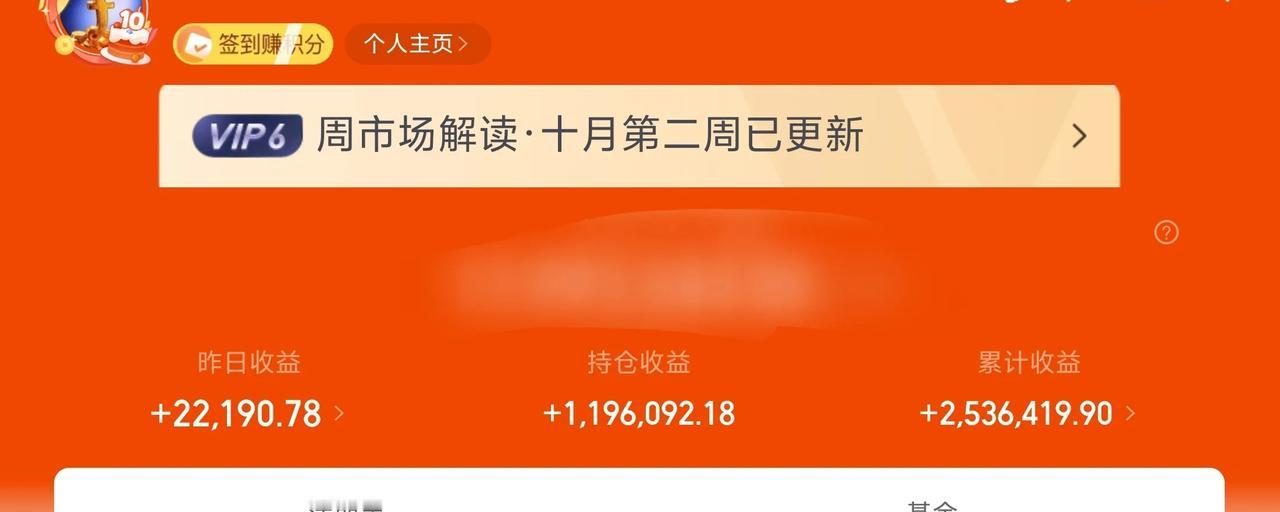 万日长投第2813天，昨天基金收益2W+。
本来昨天就要开始调整，不过给资金的热