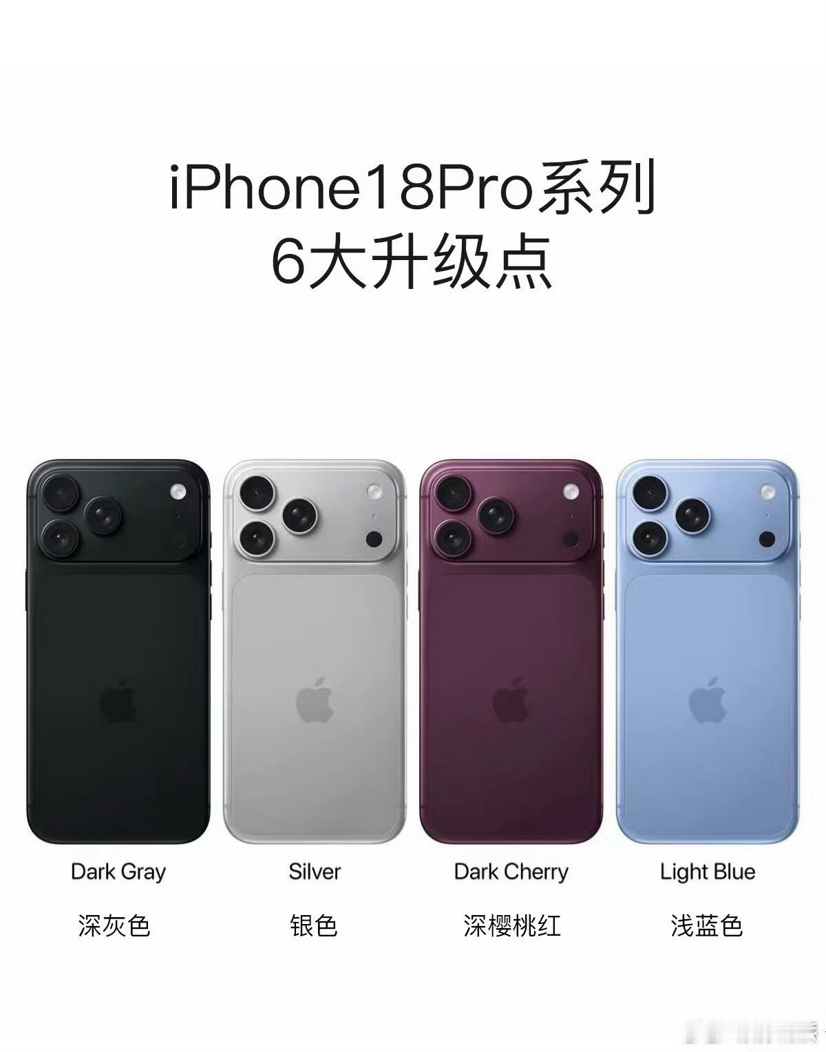 iPhone18Pro发布会时间都说腻了，不知道为啥还能频繁上热搜外观不变，无非