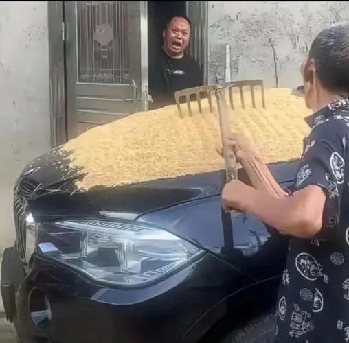 早上一开门  心都碎了！！！！