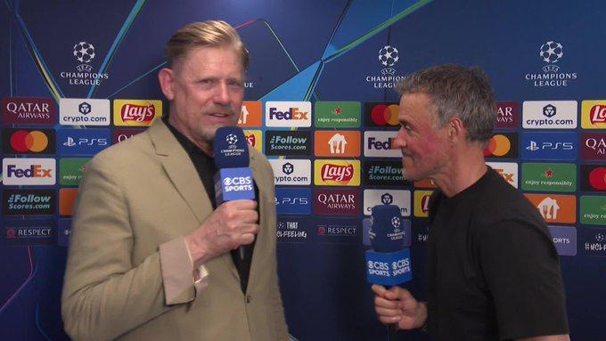 舒梅切尔：我们刚刚在演播室听到卡拉格说，在我印象里，这是最接近瓜迪奥拉的巴萨的一