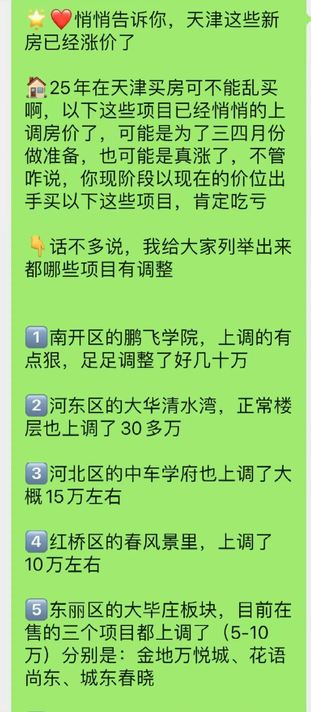 🌟悄悄告诉你，天津这些新房已经涨价