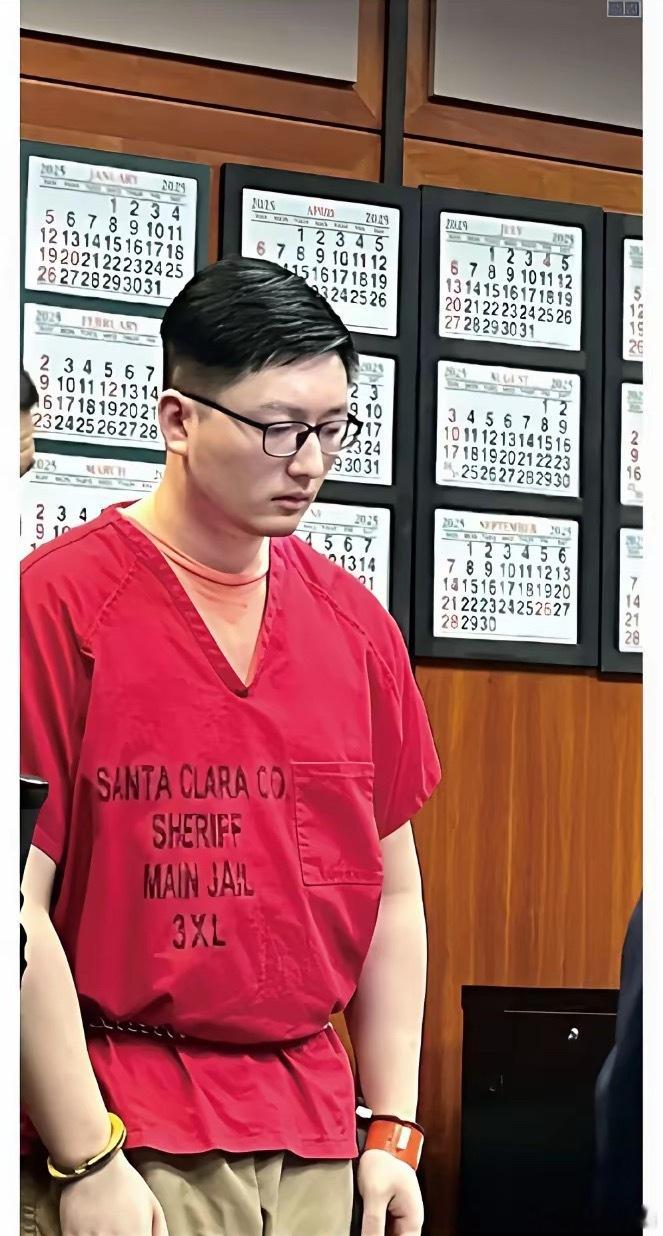 看来美国的监狱的伙食不错，一直瘦瘦的陈立人现在看起来白白胖胖的，气质和之前完全不