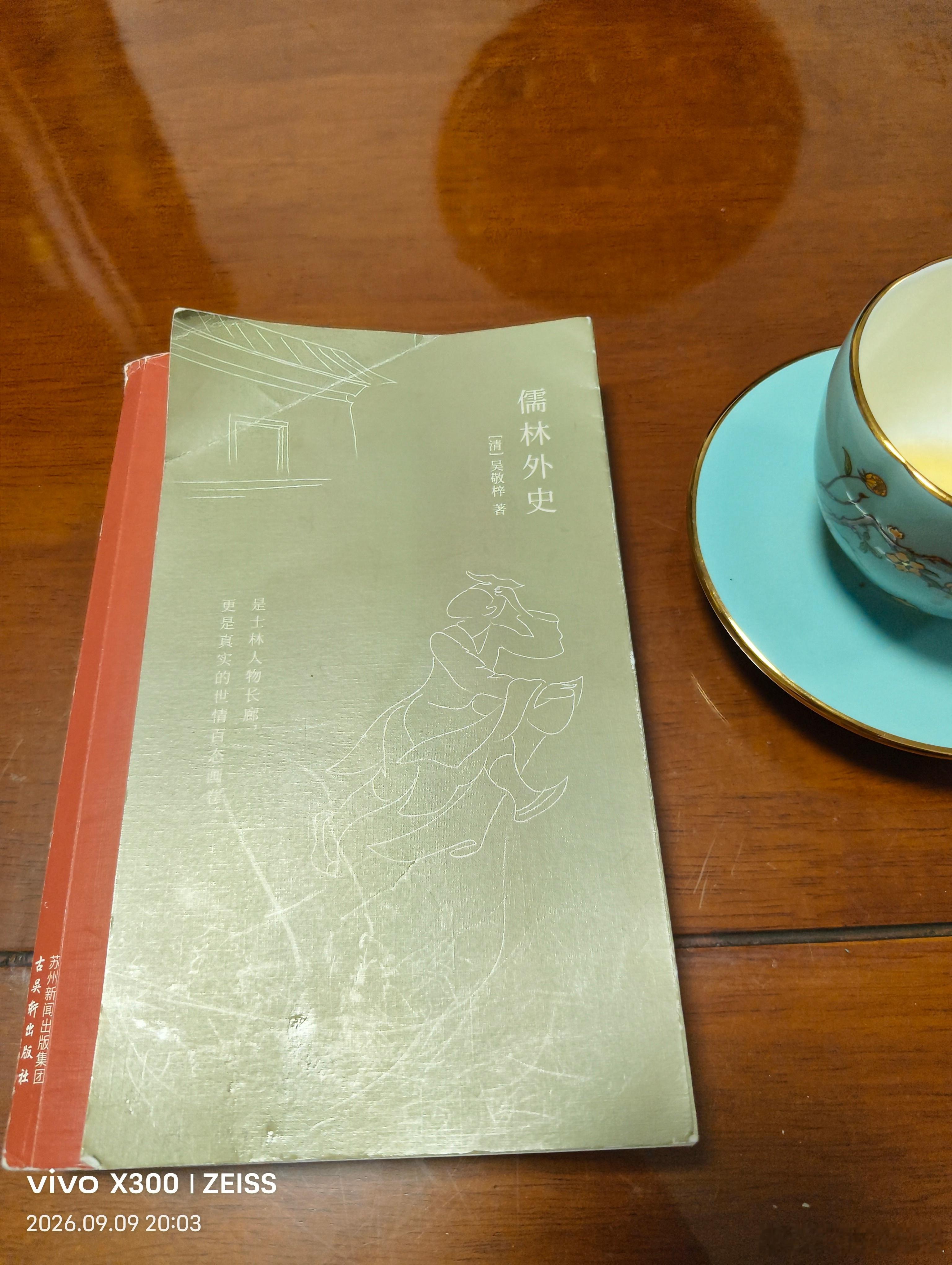 读《儒林外史》，让我有种穿越感，明明是一本明朝人写的书，却觉得这些人和事就活在你