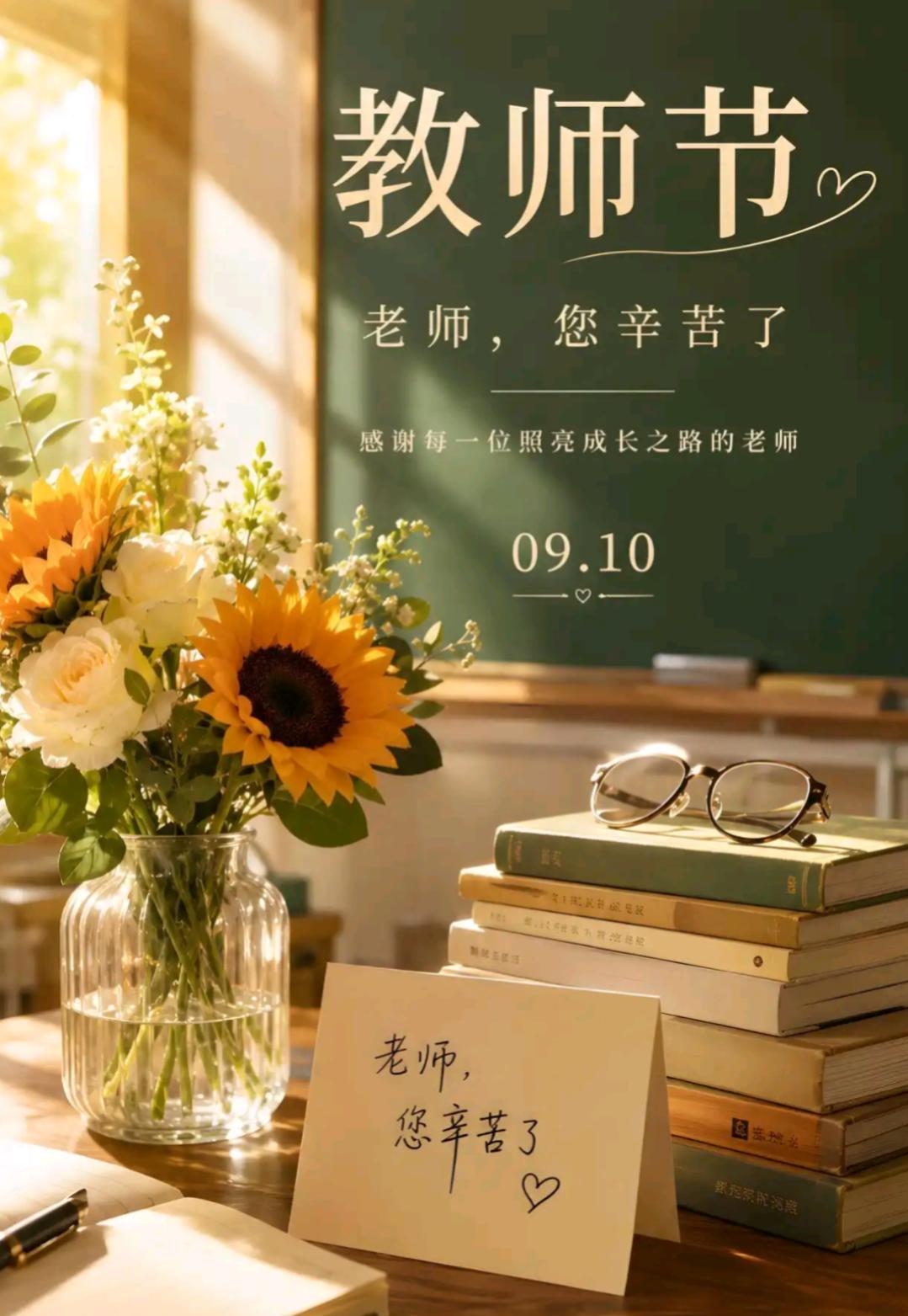 一支粉笔，两袖清风，三尺讲台，四季耕耘。师恩如海，永志不忘，千言万语，难以表达对