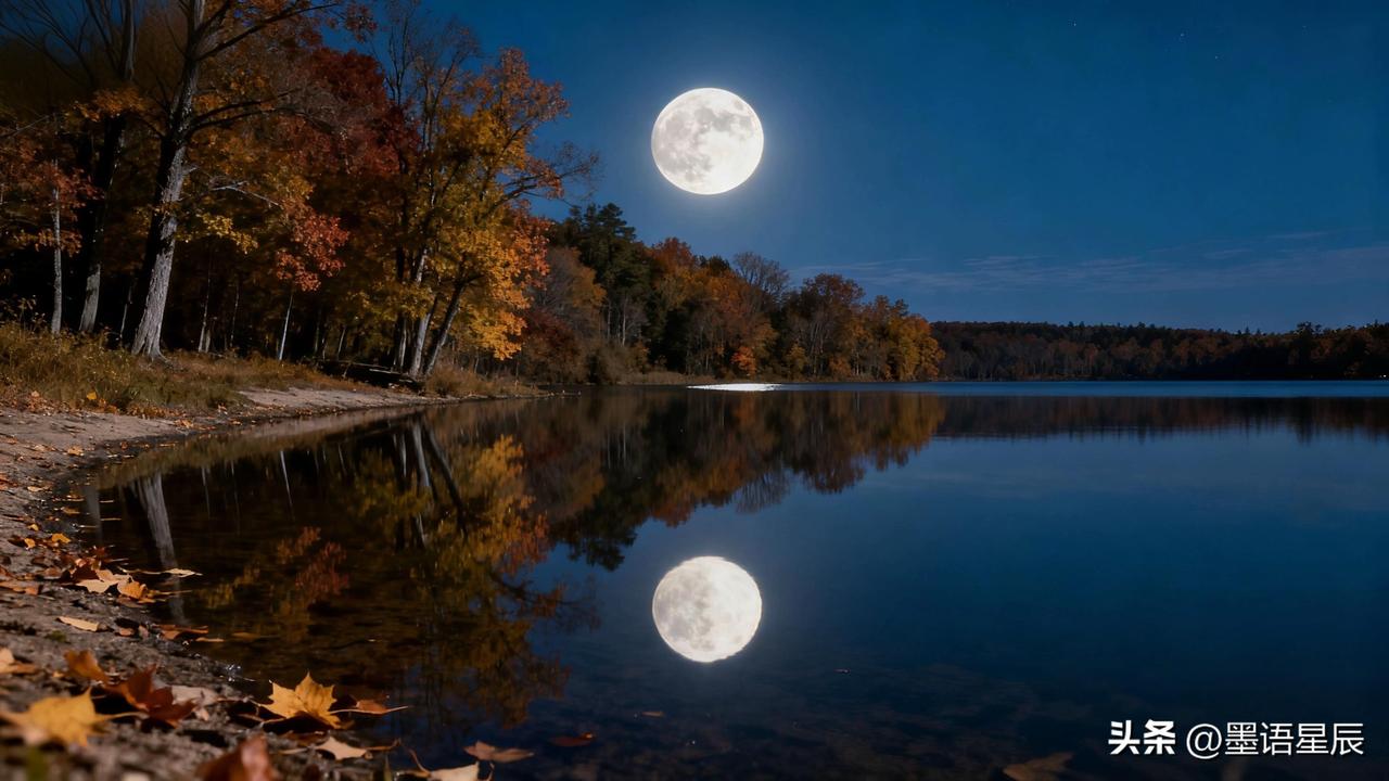 秋本是一阕词，风掀过一页，月品过一页，悄悄明暗了谁的日子，疏远了谁的年华。

还