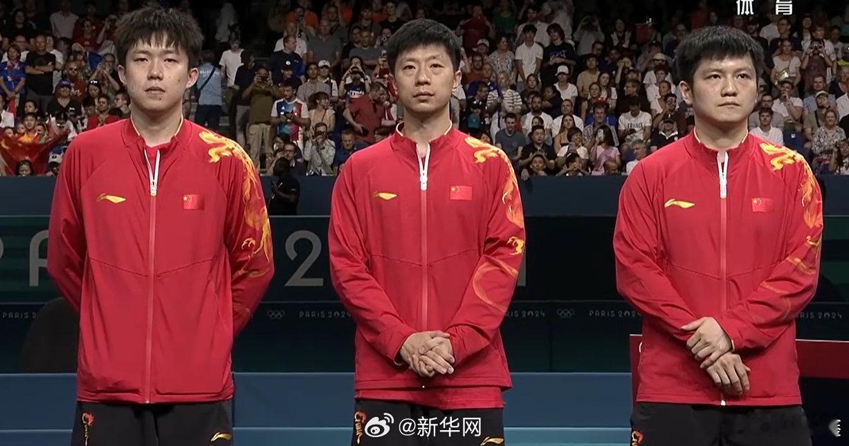 #国乒男团晋级决赛# 法国队打得很顽强，给中国队制造了不少麻烦。看的挺紧张，中途