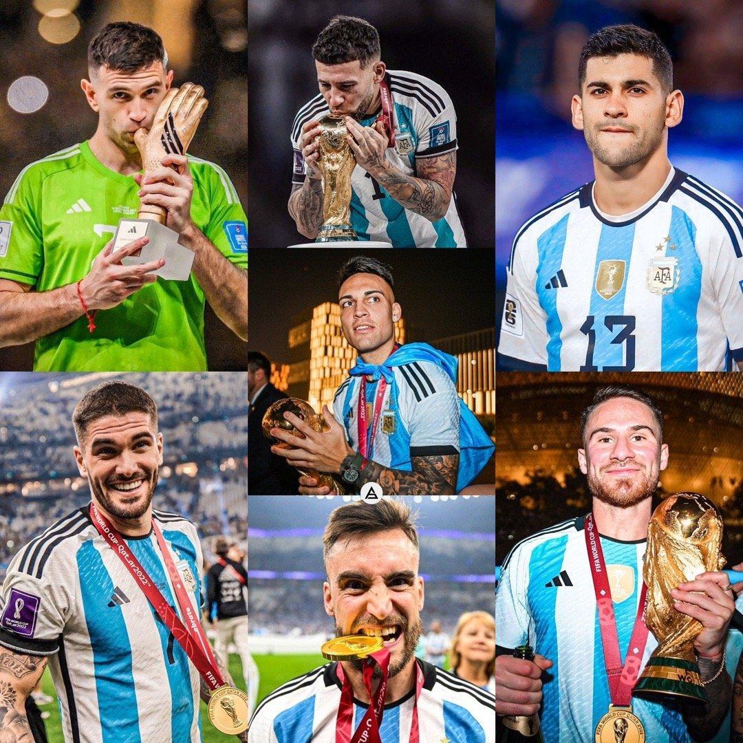 【好好好[抱一抱][抱一抱][抱一抱]】表示希望代表阿根廷参加奥运会的世界杯冠军