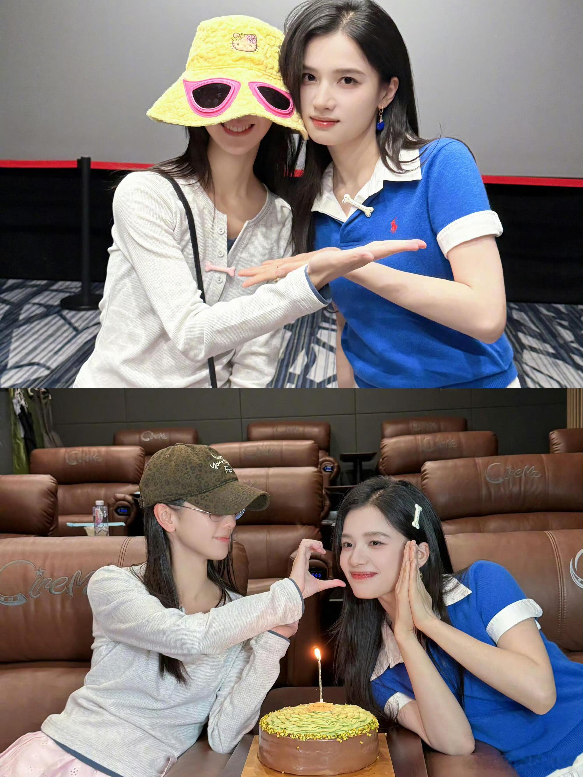 张婧仪陈都灵公主遇上了天使  公主遇上专属天使！张婧仪陈都灵不靠工作绑定，多年私