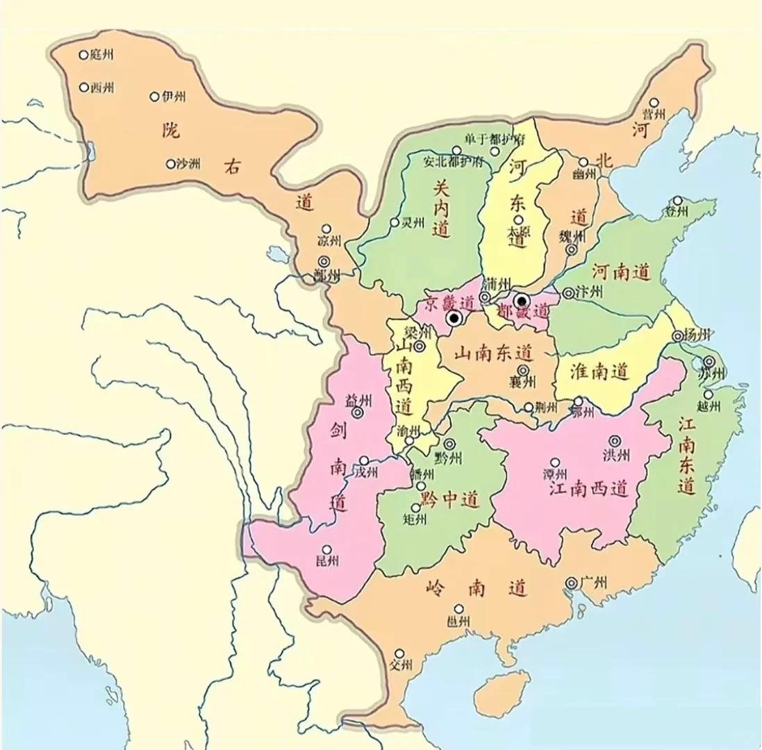 江南东道与江南西道，虽同承“江南”之名，历史轨迹却判若云泥。江东坐拥长三角膏腴之