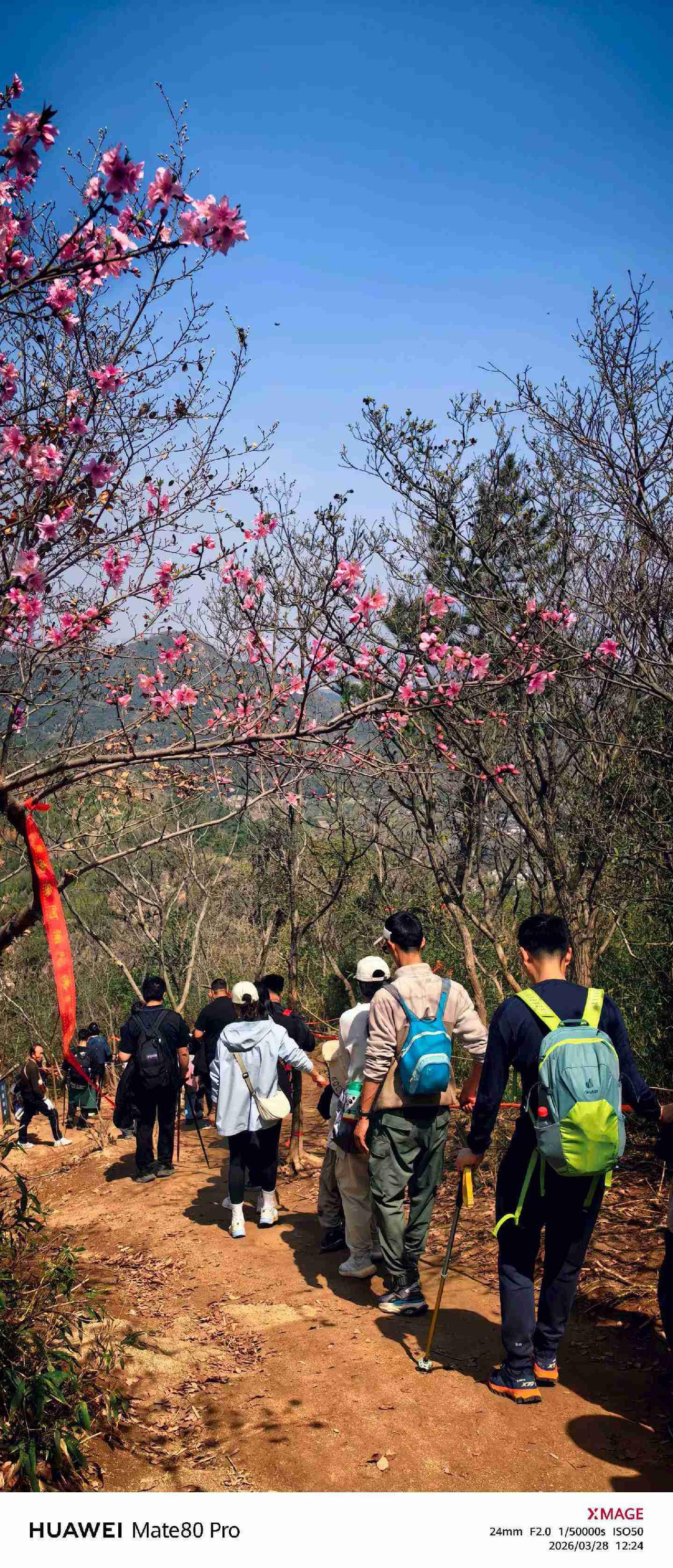 我的今日状态：😁轻松愉快
我这里的天气：☀️晴天
今天周六和朋友一起爬灵岩山，