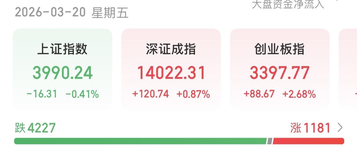 （3月20日上午）
只有机构资金几乎是每天都在流入，所以现在也只有机构票一飞冲天