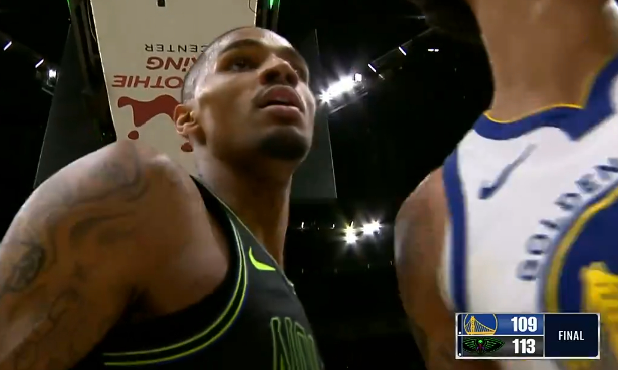 德章泰·穆雷赛季首秀砍下12分，鹈鹕113-109战胜勇士。 