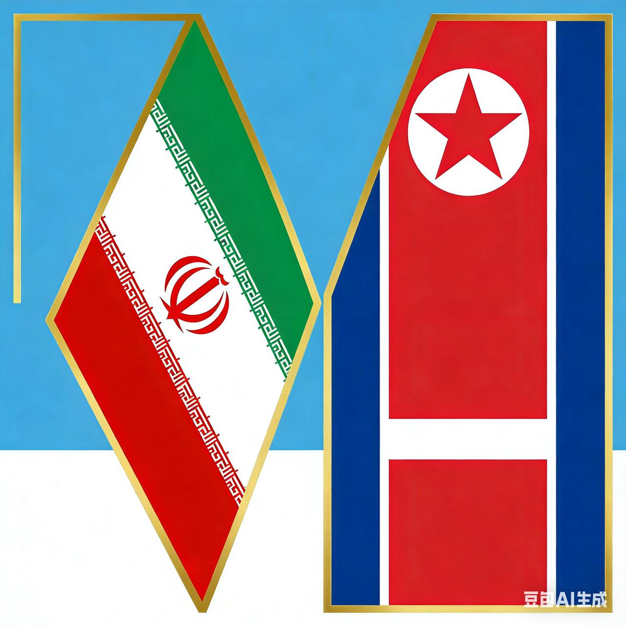 【❤️飞虎涂鸦2139】
朝鲜与伊朗
遭安理会全面制裁的国家
♦目前，朝鲜与伊朗