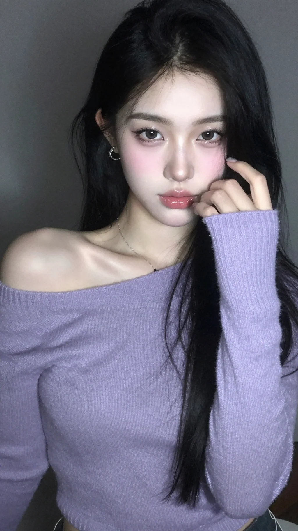 深夜的紫色也温柔～