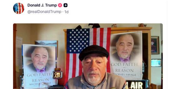 特朗普和印度，又开始“掐架”了
4月23日，特朗普在社交平台转发了保守派评论员迈