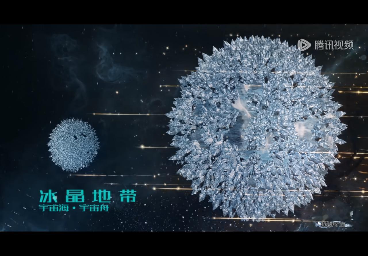 宇宙舟中的冰晶地带，这个冰晶给我的感觉就是大号的蒲公英，而且这地方居然有962出