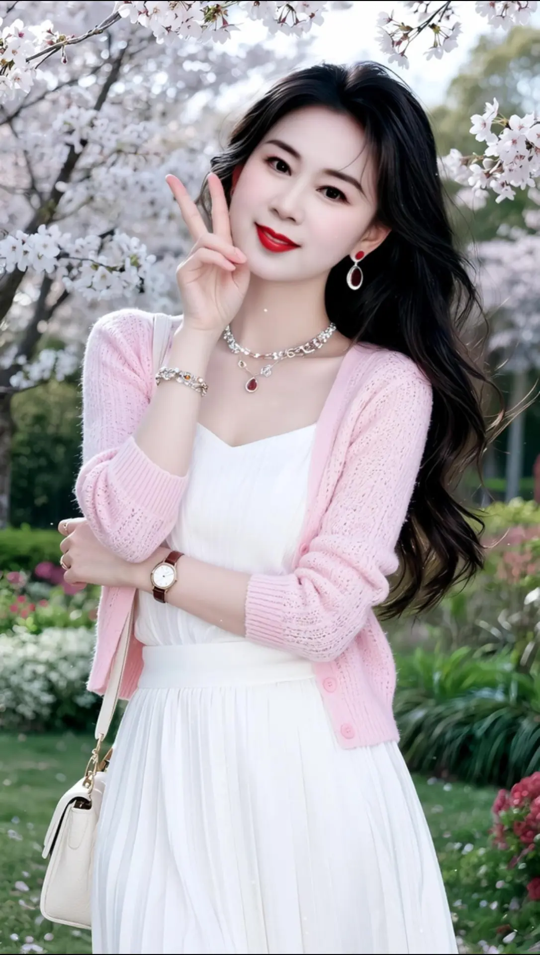 AI樱花甜系照 随变ai随便玩