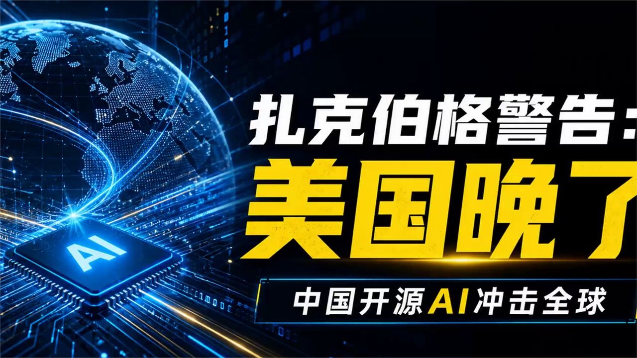 扎克伯格14页长文警告美国：中国开源AI在接管世界，再不行动