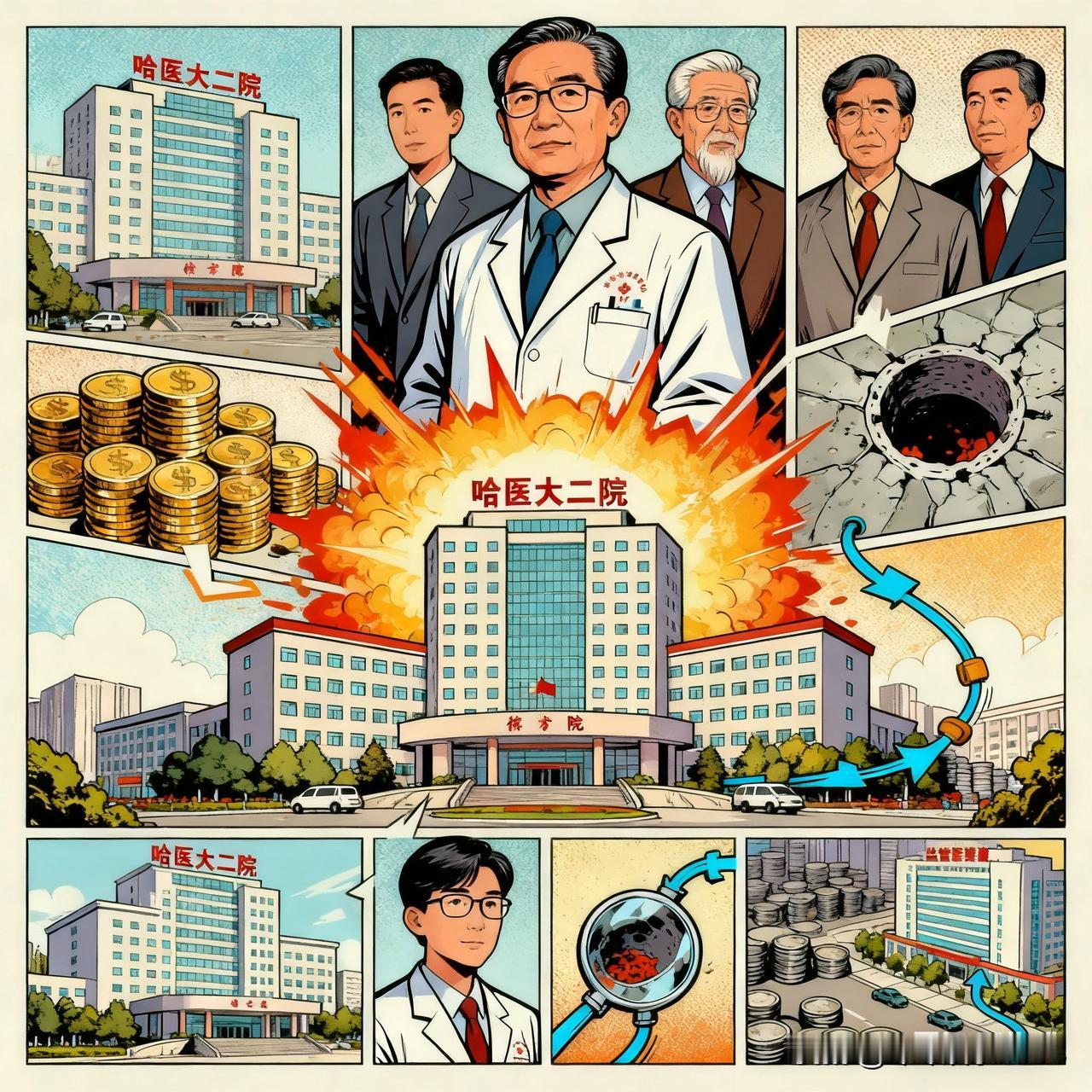 近日，哈医大二院爆雷事件引发广泛关注。其实，一个月前老徐被免职就为如今的事件埋下