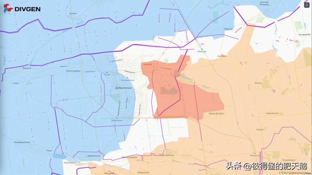 俄乌前线战局速递：8月24日，俄军中央集团军群的部队攻克了多布罗皮利亚郊区的安诺
