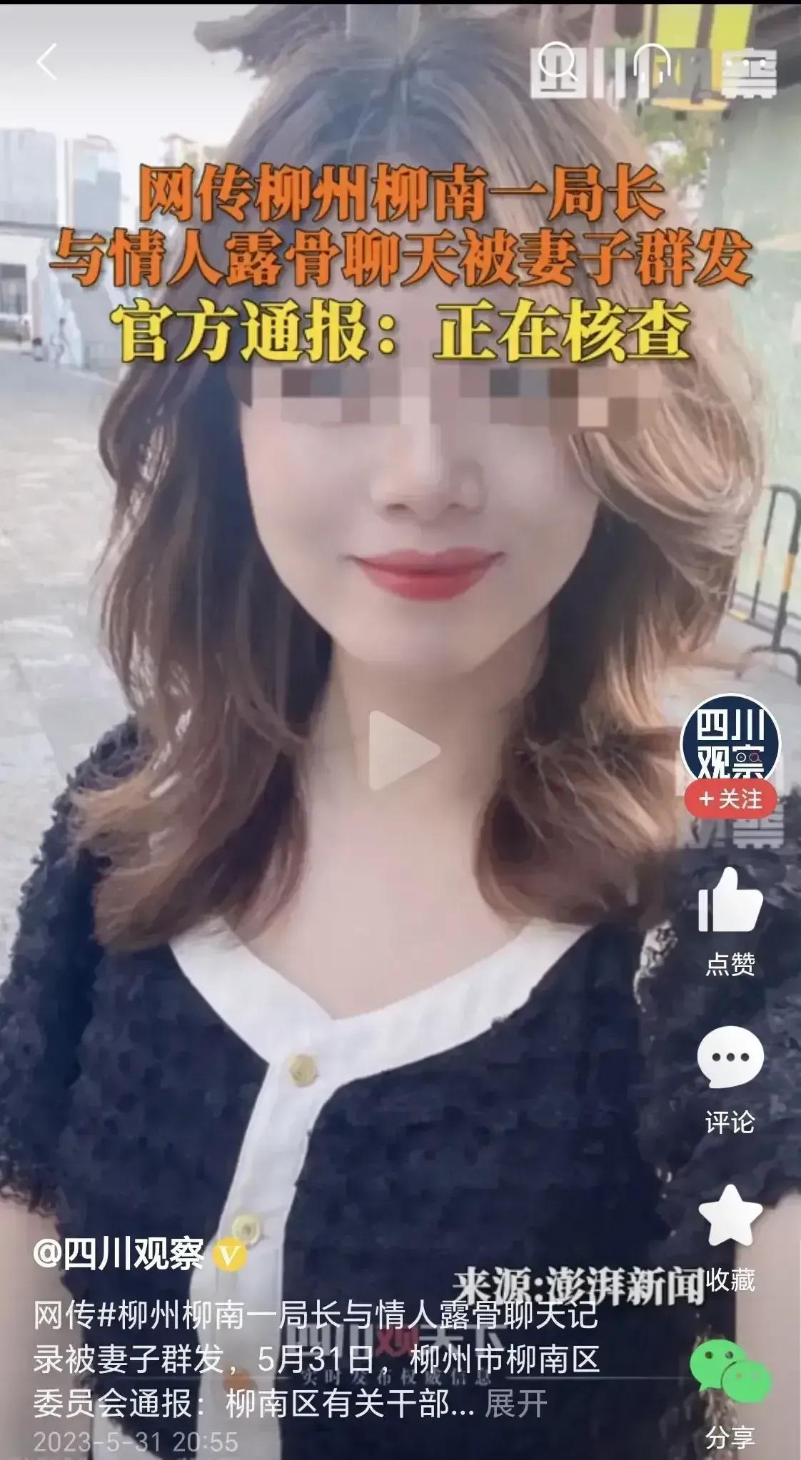 男的帅女的漂亮，如果不是婚内出轨，这应该是男才女貌的一对吧，看爆出的聊天记录，两