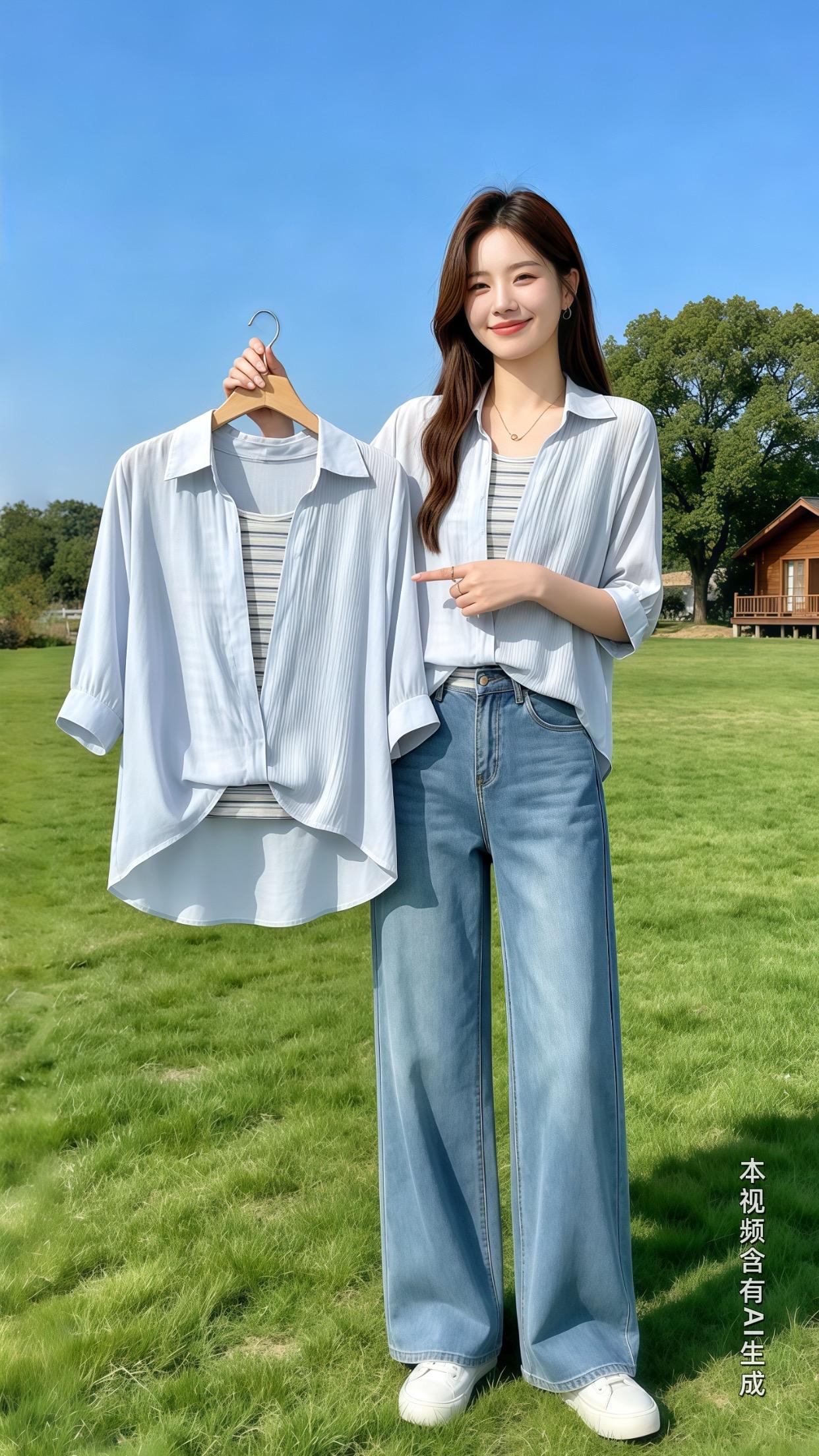 轻松get夏日松弛感淡人穿搭 微胖小个子的夏日明媚感穿搭 短袖一穿夏天...