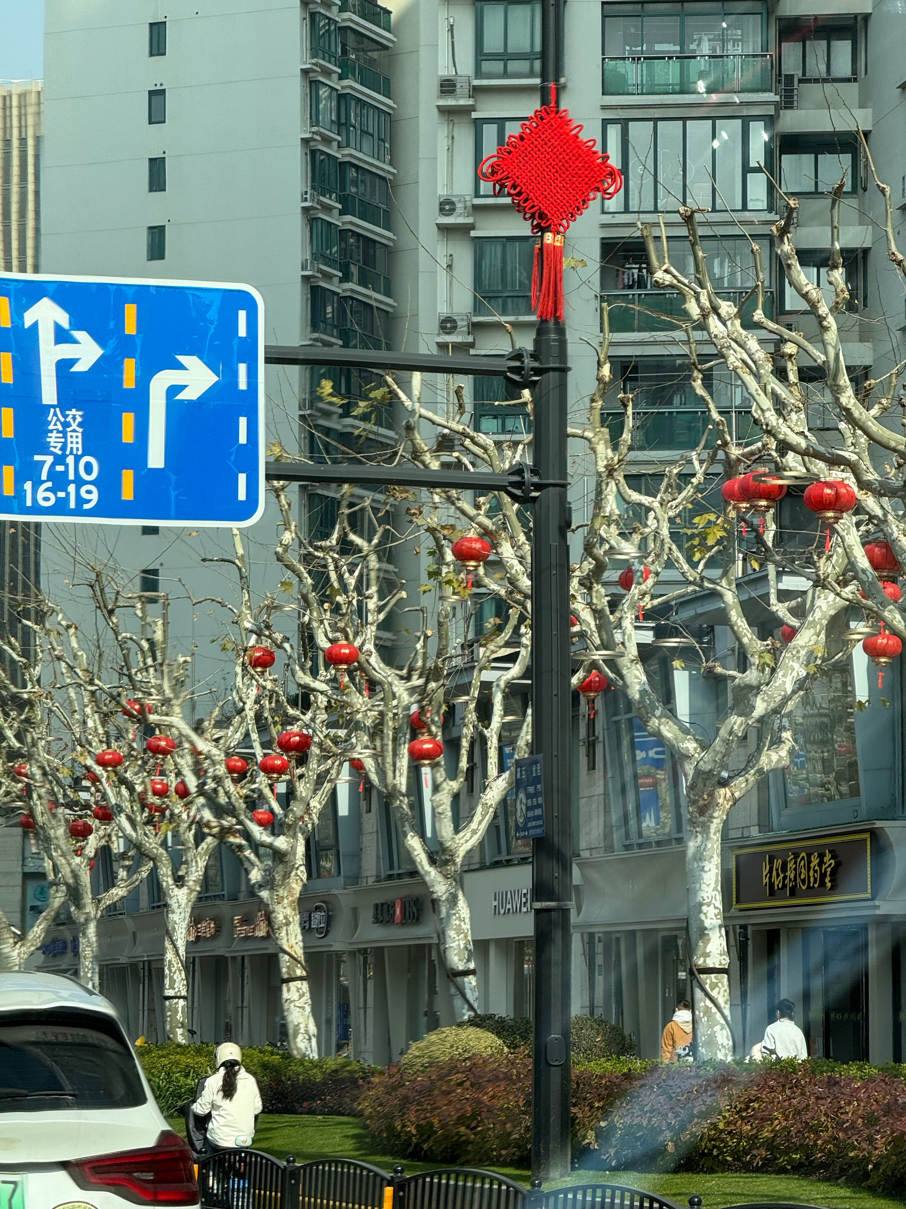 今天出门发现街边的新年味已经很浓了🏮 