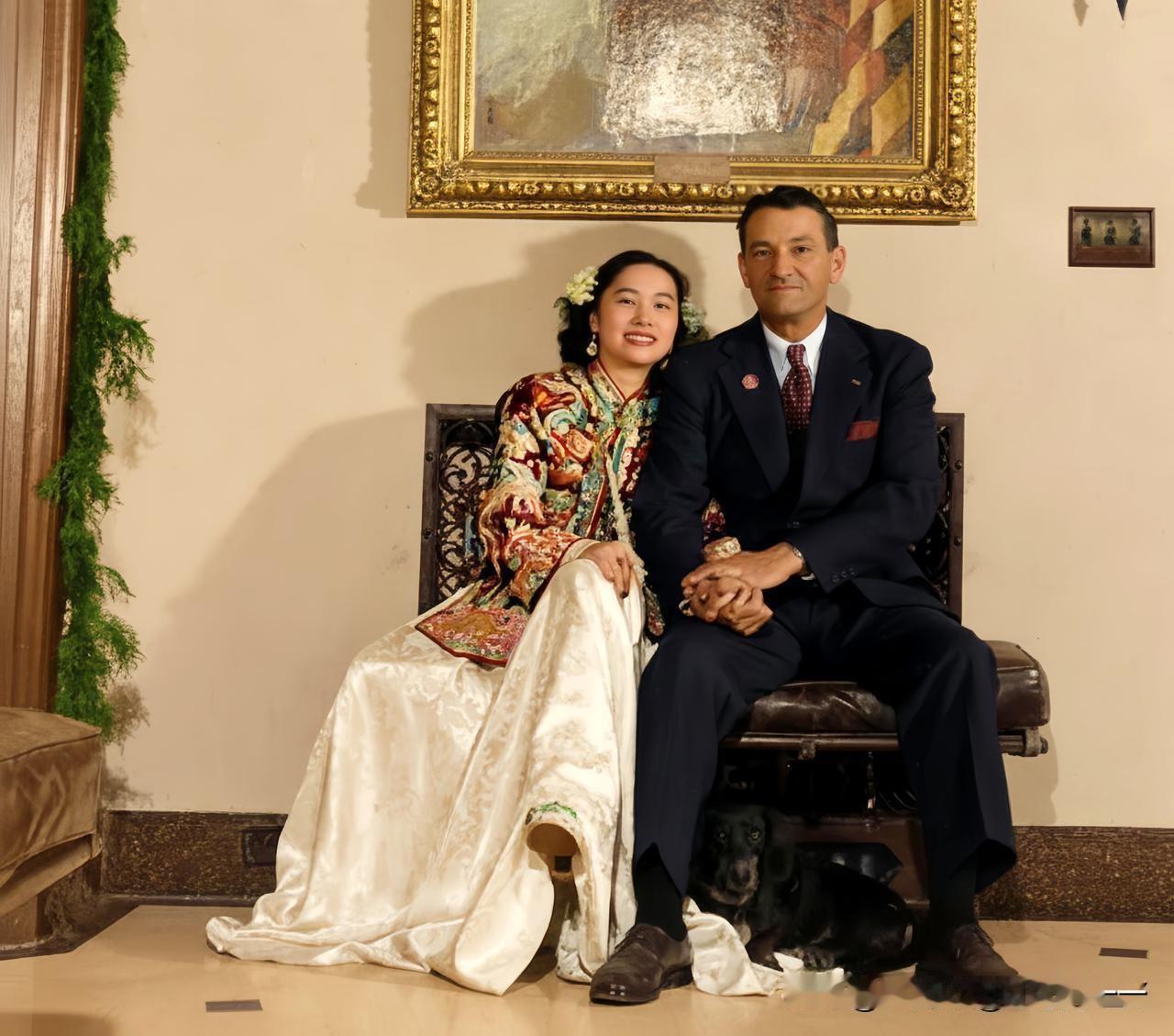 美国陆军航空队中将、飞虎队教父陈纳德为何娶中国女人？


第一任妻子：内尔·汤普