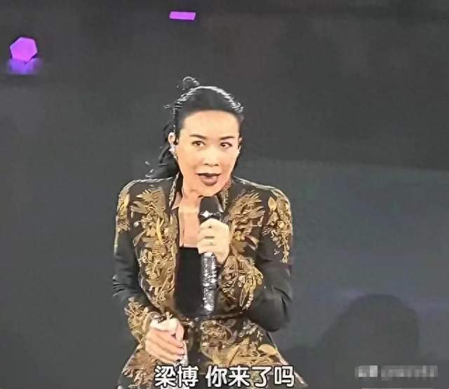 那英演唱会当众寻找梁博，散场后梁博：我全程在控台，没坐观众席
