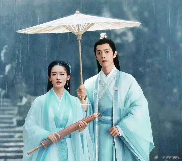 颜值最高的仙侠剧cp是李沁肖战吧？两人演戏都挺用力的，还很有夫妻相[哈哈] ​​