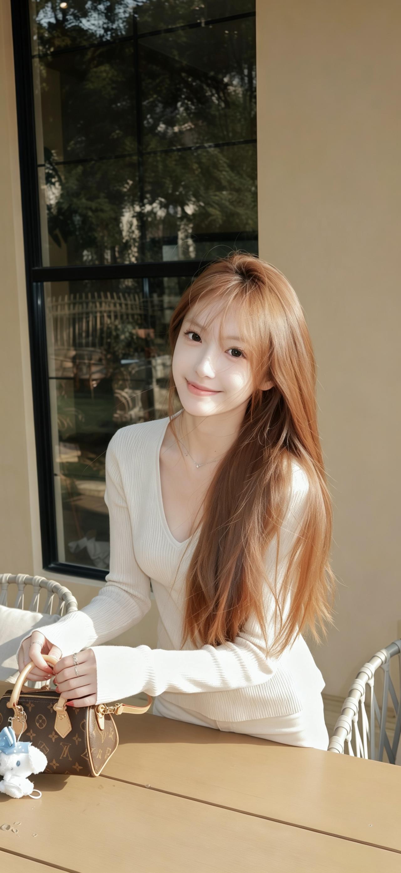 ☕ 温柔治愈风
 午后咖啡馆｜温柔系少女的松弛日常
暖调阳光漫过玻璃窗，米白色V