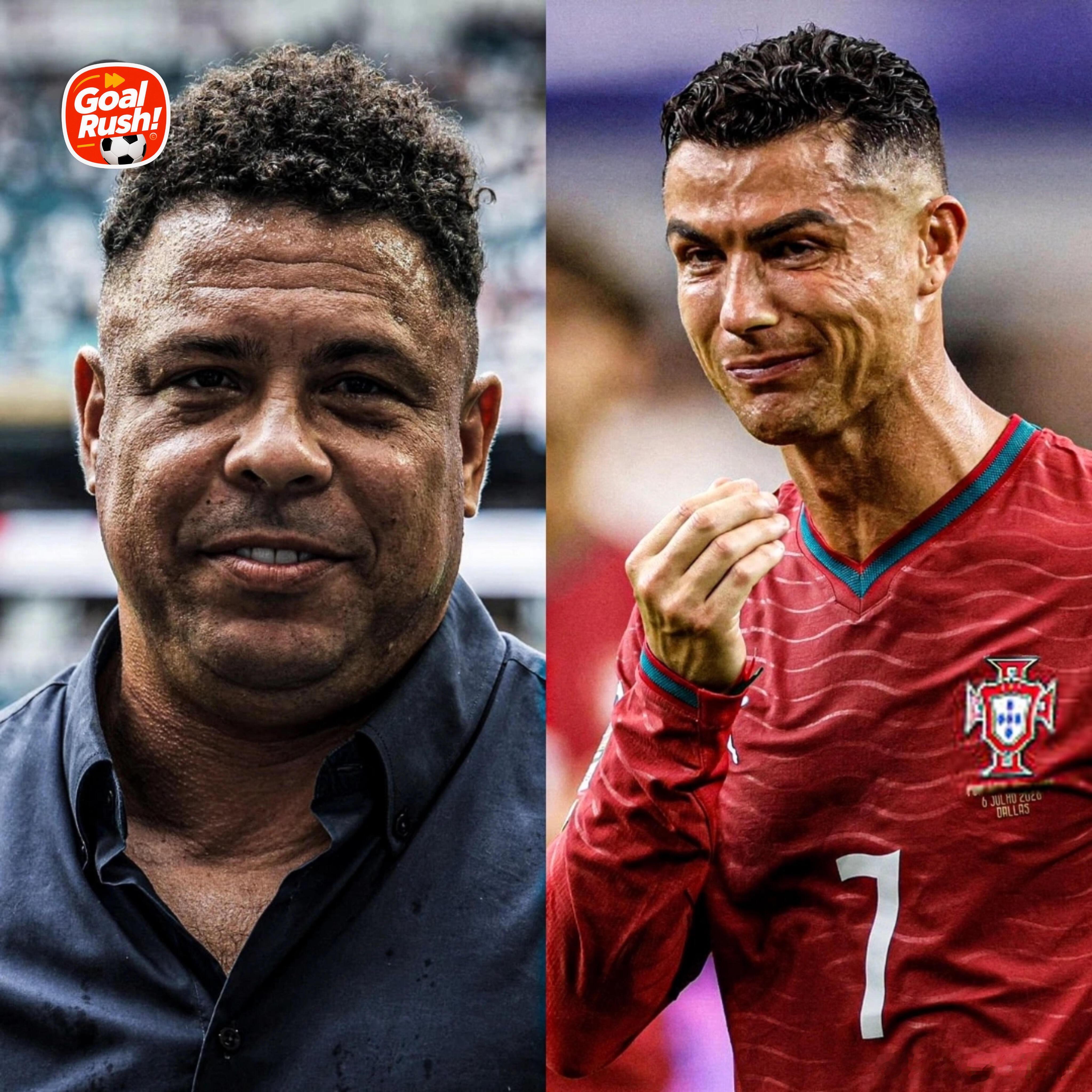 巴西传奇前锋罗纳尔多做客ESPN巴西访谈节目，针对41岁C罗本届世界杯表现发表直